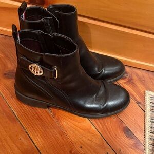 Tommy Hilfiger Black Ankle Boots